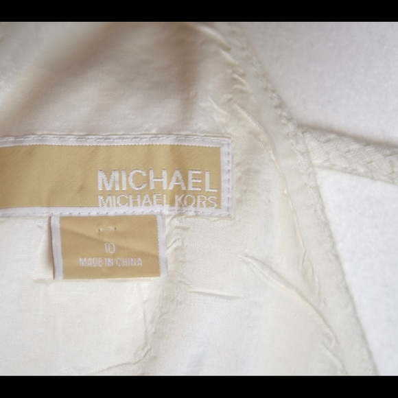 MICHAEL KORS White Lace Halter Dress Size 10 - Picture 5 of 5